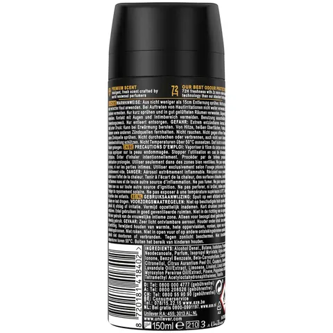 Axe - Deodorant - Spray - Black Vanilla - 150ml – afbeelding 2