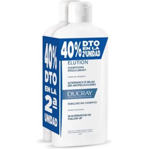 Ducray Elution Shampoo 2x400ml – afbeelding 2