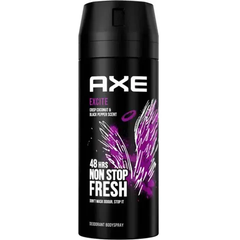 6x Axe Deospray - Excite 150 ml – afbeelding 2