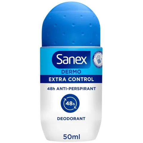 Sanex Deodorant Roller Dermo Extra Control 50 ml – afbeelding 2