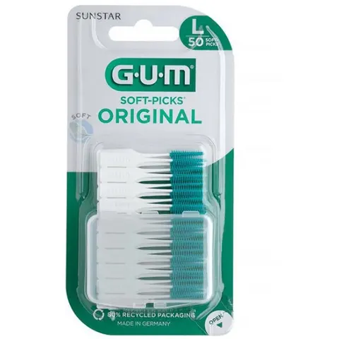 Gum Soft Picks Large - 40 st - Rager – afbeelding 2