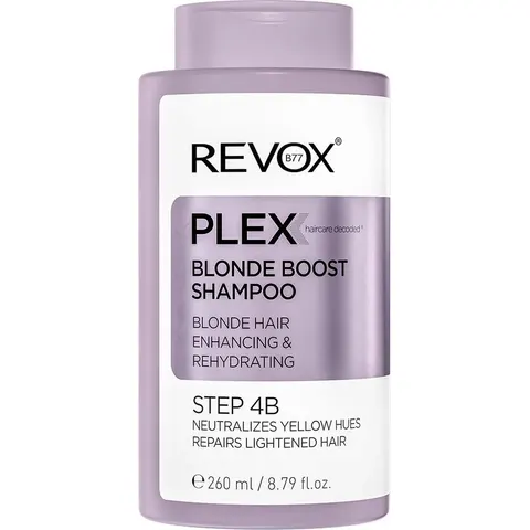 Revox - Blonde Boost Shampoo Neutralizes Yellow Step 4B - 260ml – afbeelding 2