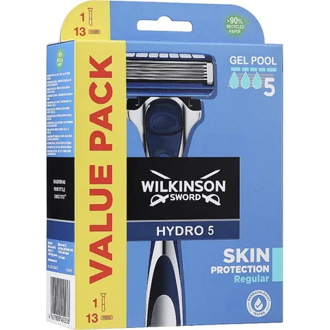 Wilkinson Sword Hydro 5 scheermes met 13 Mesjes – afbeelding 2