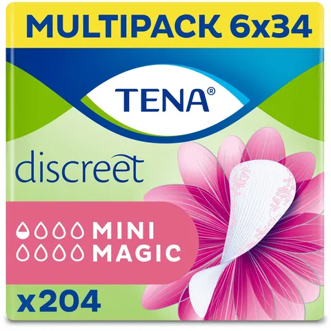Tena Discreet Mini Magic - 6 paquets de 34 protections – image 2