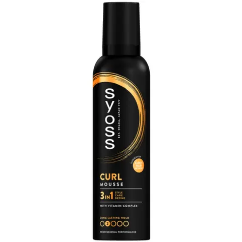 Syoss Curl Haarmousse 250 ml – afbeelding 2