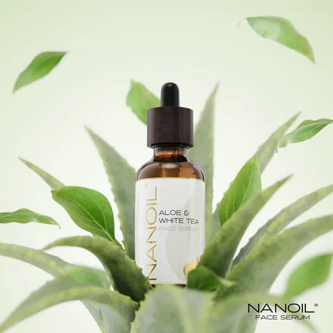 Nanoil Aloe & White Tea Serum, 50 ml – afbeelding 3
