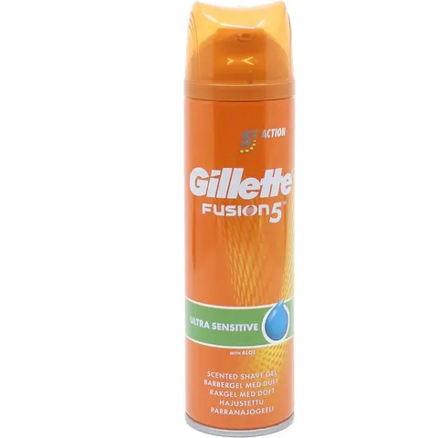 Gillette Fusion 5 Scheergel - Ultra Sensitive - 200 ml – afbeelding 2