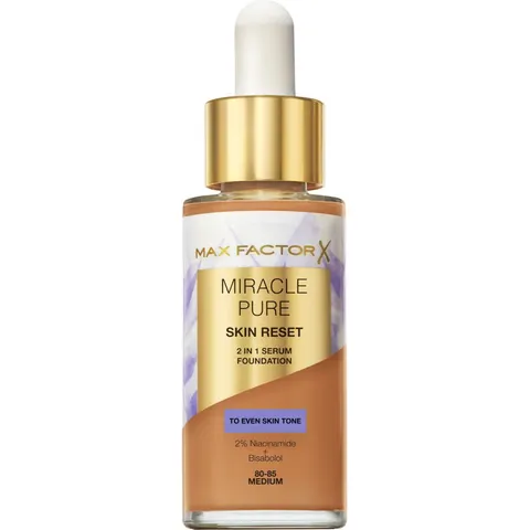 Max Factor Miracle Pure Serum foundation Tint 80-85 Medium 30 ml – afbeelding 3
