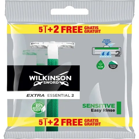 Wilkinson - Extra 2 Sensitive - Wegwerpmesjes - 7 Stuks – afbeelding 2