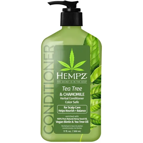 Hempz Tea Tree & Chamomile Conditioner – Kalmerende & Hydraterende Conditioner 500 ml – afbeelding 2