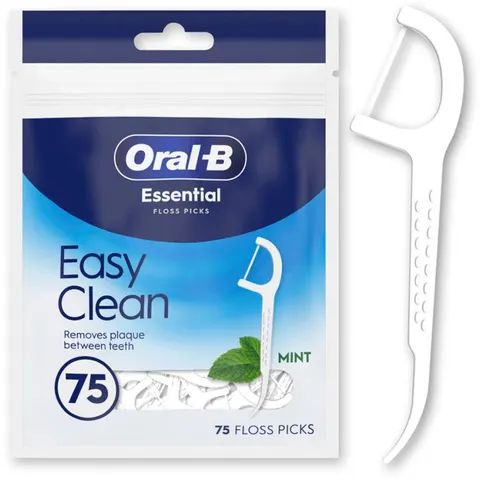 Oral-B Essential Floss Pick 75 Count – afbeelding 2