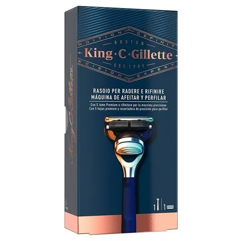 Gillette King shave & edging razor 1 pz – image 2