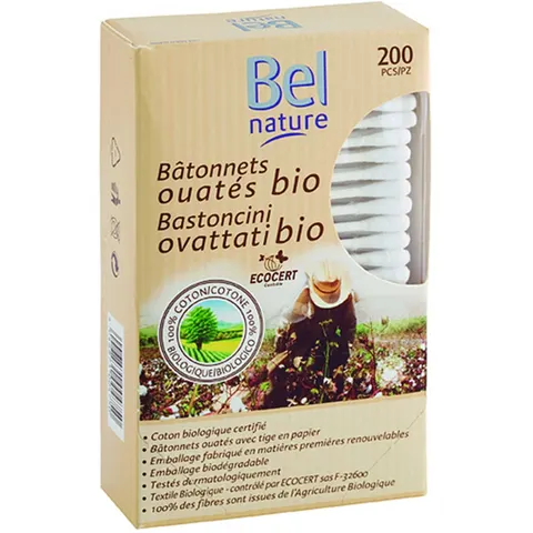 Bel Nature wattenstaafjes 200 st – afbeelding 3