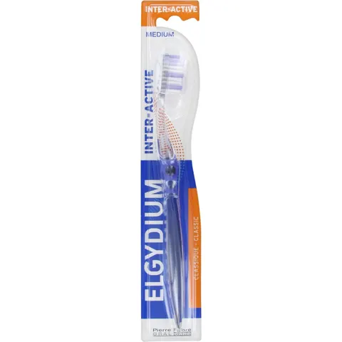 Elgydium Inter-Active Medium Tandenborstel Medium 1 st – afbeelding 3