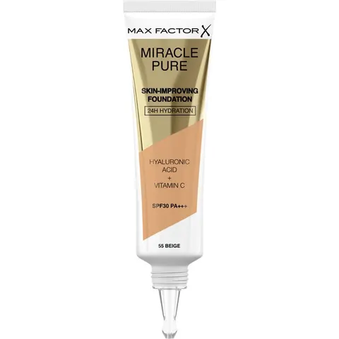Max Factor Miracle Pure Skin Improving Foundation 055 Beige – afbeelding 3