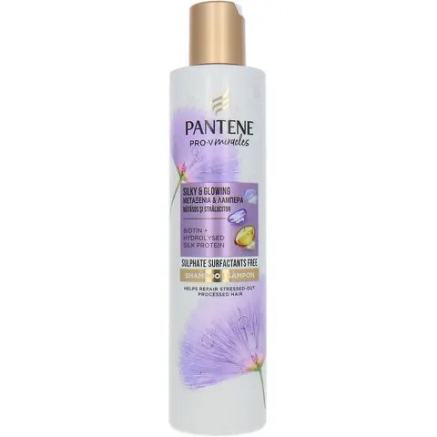 Pantene Silky & Glowing Shampoo - 225 ml – afbeelding 2