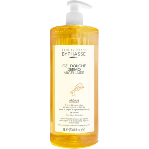 Douchegel Byphasse Dermo Micellaire Argan (1000 ml) – afbeelding 2