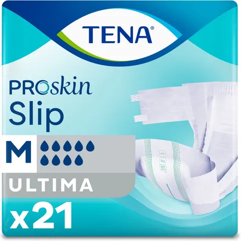 TENA Slip Ultima Medium - Karton van 63 kleefluiers – afbeelding 2
