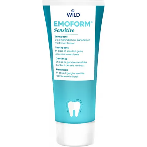 Emoform Tandpasta Sensitive Fluoride 75 ml – afbeelding 2