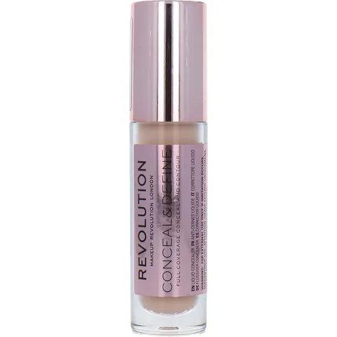 Makeup Revolution Conceal & Define Full Coverage Concealer - C9 – afbeelding 2