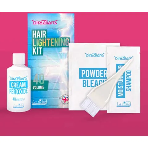 Haar bleekmiddel kit 40 Vol. Bleach kit - Directions – afbeelding 2