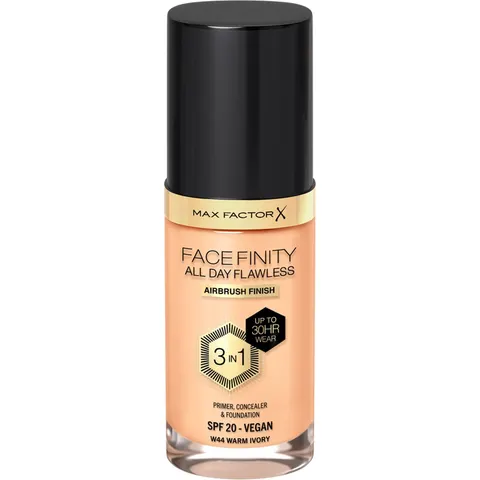 Max Factor Facefinity All Day Flawless Foundation - W44 Warm Ivory – afbeelding 2