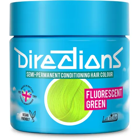 DIRECTIONS - COLOR FLUORESCENT GREEN - 100ml – afbeelding 2
