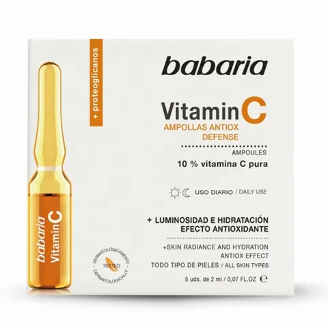 Ampullen Babaria Vitamine C (5 x 2 ml) – afbeelding 3