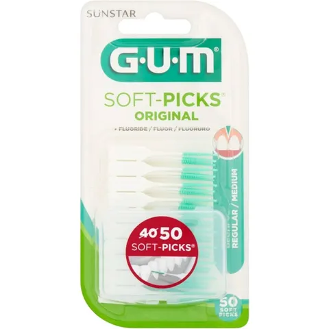 GUM Soft-Picks Original Regular - 50 stuks – afbeelding 2