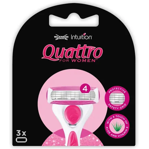 Wilkinson Sword Quattro for Women 3-pack scheermesjes – afbeelding 2
