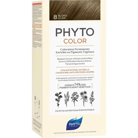 Phyto Paris Phytocolor Haarkleur, 8 Helles Blond, 1 st – afbeelding 3