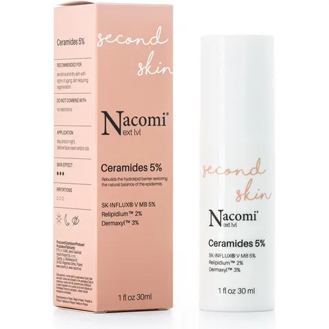 Nacomi Second Skin Ceramide Serum 5% 30ml. – afbeelding 3