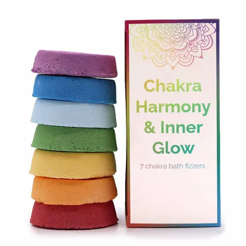 Chakra Bath Fizz Sets - Large Box - Chakra Harmony & Inner Glow – afbeelding 2