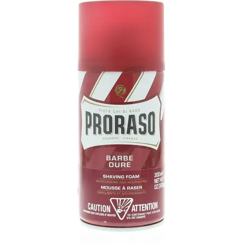 Proraso Red Shaving Cream Mousse 300ml – afbeelding 3