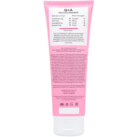 Q+A Curl Defining Conditioner - 250 ml – afbeelding 2