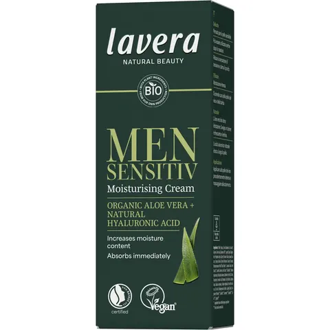 lavera Men sensitive Moisturising Cream – afbeelding 2