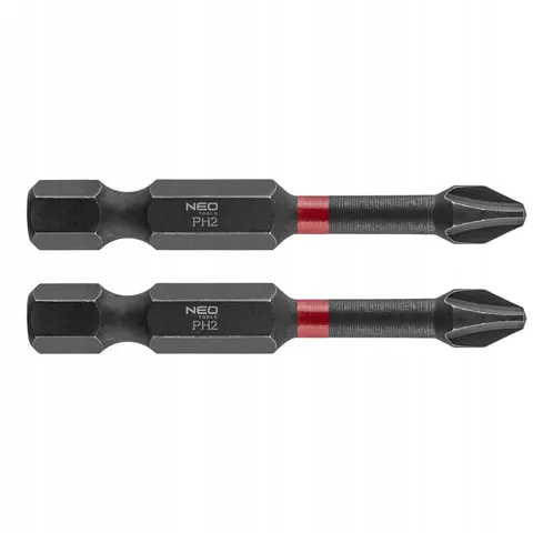 NEO TOOLS Slagbits PH2 x 50 mm - 2 Stuks – afbeelding 2