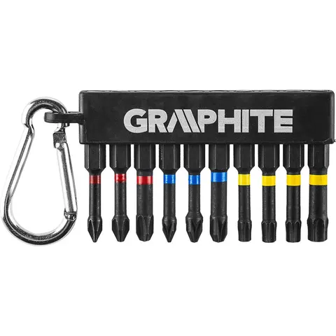 GRAPHITE 56H562 Impact Bitset 10 Delig – afbeelding 2