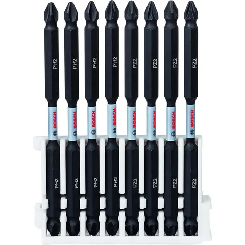 Impact dubbel bit 110mm, 4xPH2, 4xPZ2 – afbeelding 2