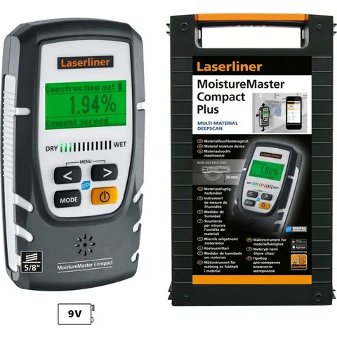 Laserliner MoistureMaster Compact Plus Materiaalvochtmeter – afbeelding 2