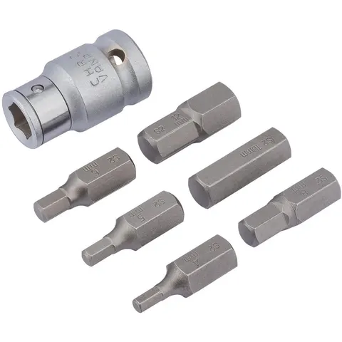 Draper Expert 1/2" Bitset Inbus met bithouder, 7-delig – afbeelding 2