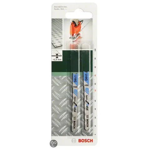 Bosch - Decoupeerzaagblad HSS, U 18 G Basic for Metal – afbeelding 2