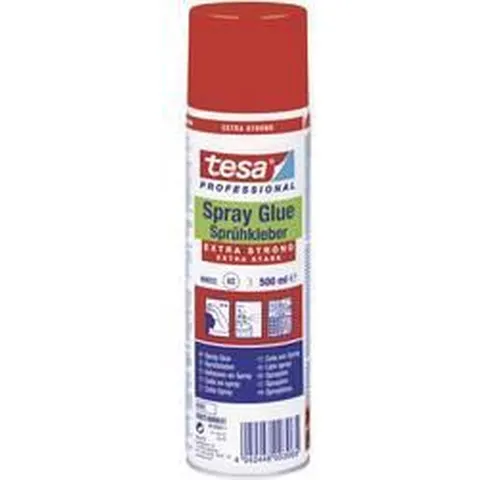 Lijmspray tesa® extra strong permanent 500ml – afbeelding 3