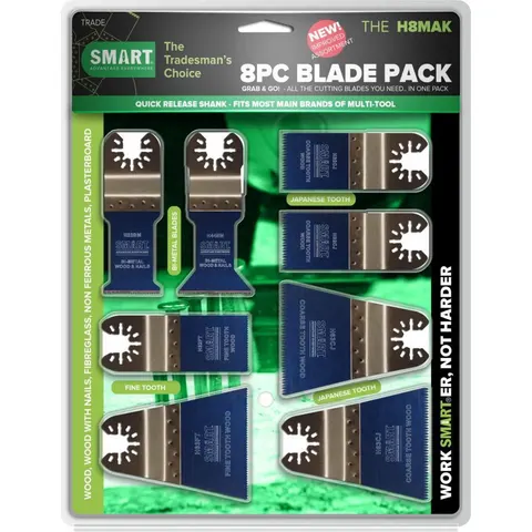 SMART zaagbladenset 8-delig – afbeelding 3