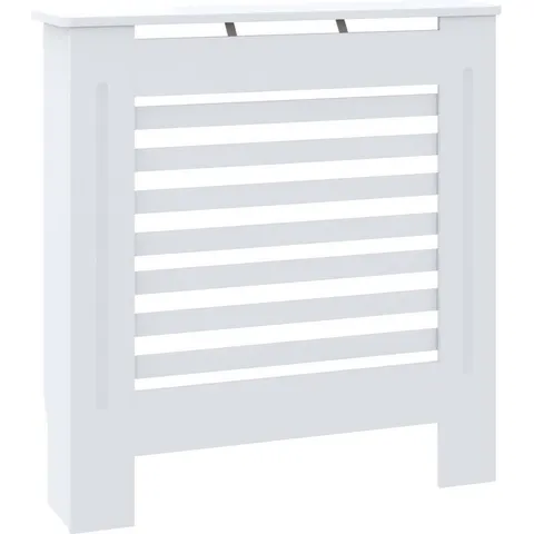 vidaXL Cache-radiateur MDF Blanc 78 cm – 155080 – image 3