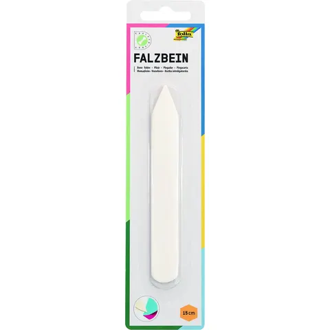 Vouwbeen folia 15x2cm wit – afbeelding 2