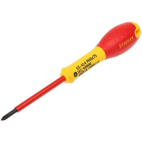 STANLEY FatMax Schroevendraaier Phillips VDE PH0 X 75mm – afbeelding 2