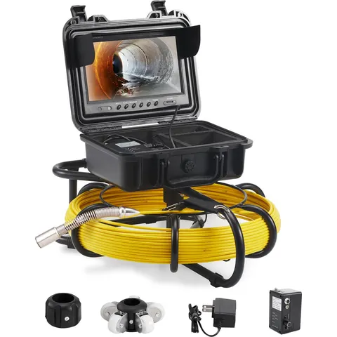 VEVOR 50m 9 Riool Camera Rioolcamera Inspectie Camera Endoscoop Camera 6 Uur – afbeelding 2