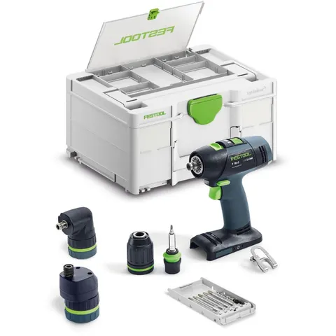 Festool Perceuse-visseuse sans fil T18+3 Basic-Set (578828) – image 2