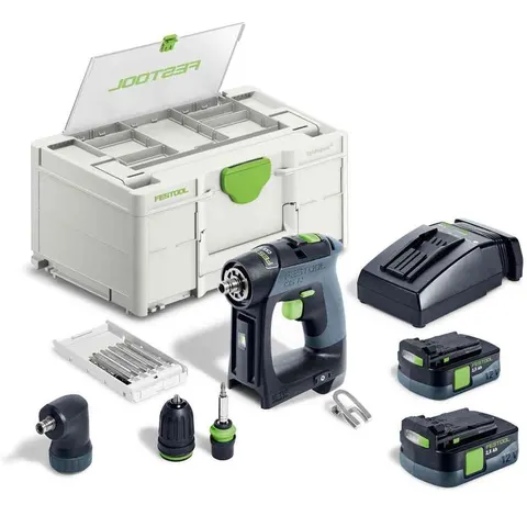Festool Accuschroefboormachine CXS 12 2.5-Plus Set – afbeelding 2